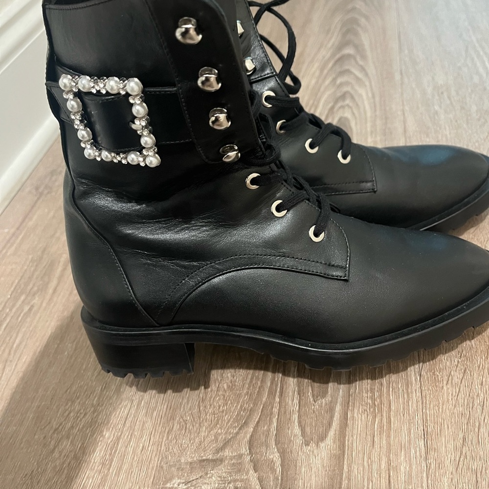 Stuart Weitzman Booties Size 36 , Worn Once. Exce… - image 2